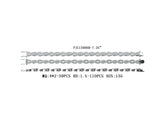 Sterling Silver Semi Mount Bracelet Setting Marquise MQ 4x2mm DHJ